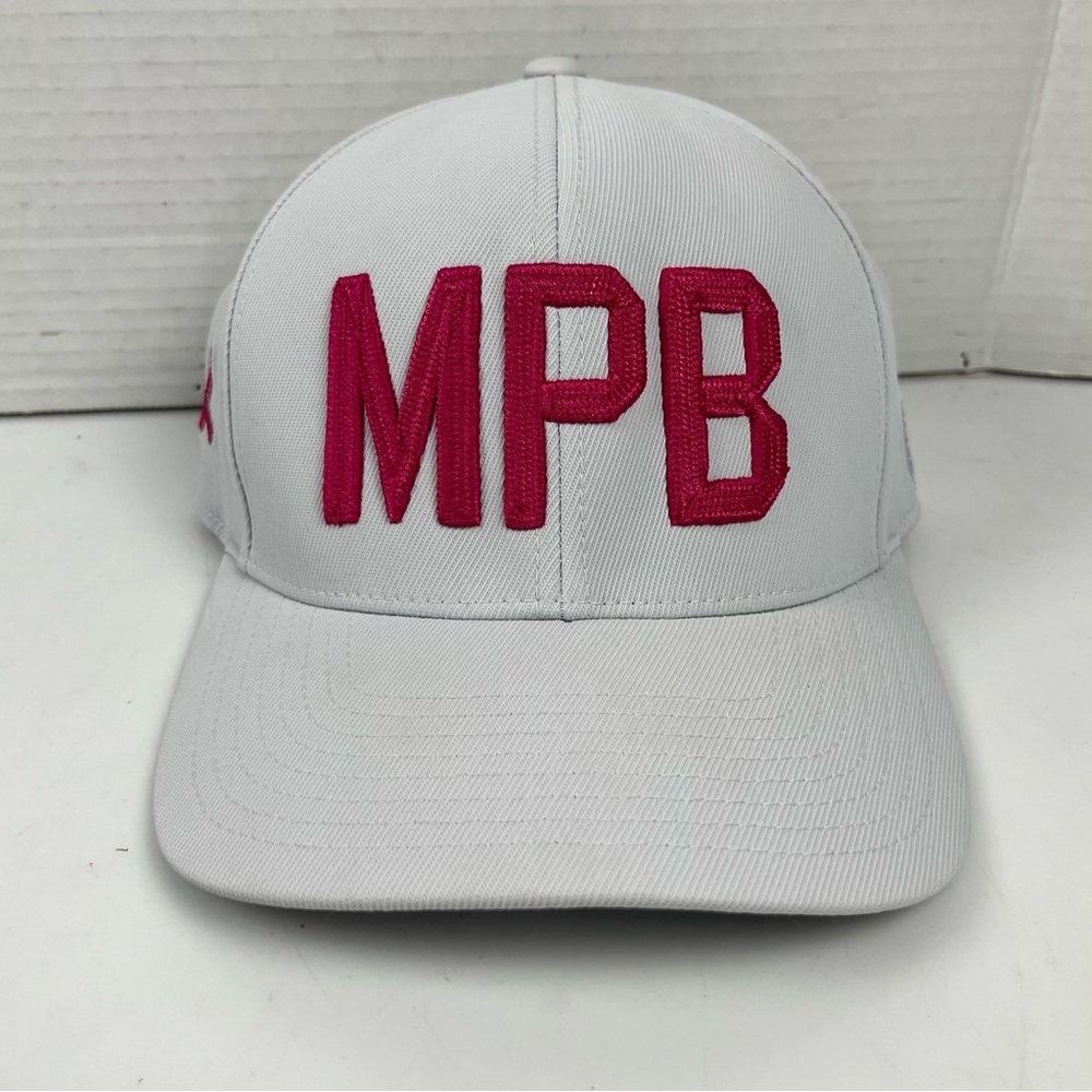 G Fore MPB Breast Cancer Golf Grey Pink Snapback Hat Flexfit